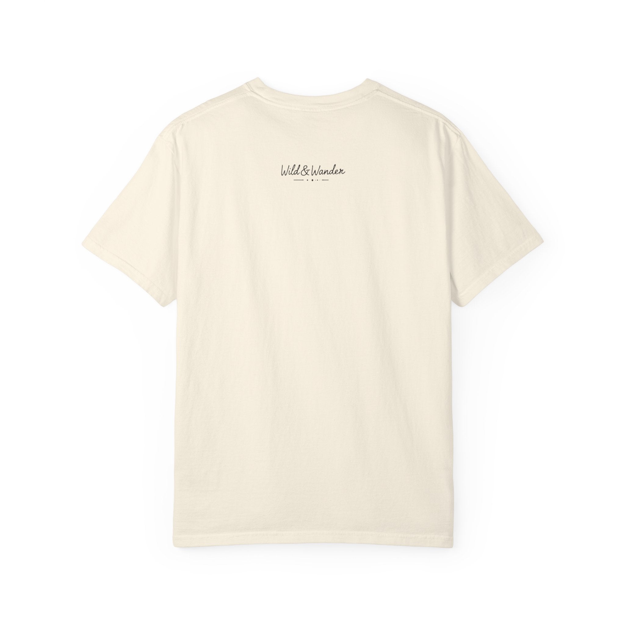 Wild & Wander Sun-Soaked + Rooted Tee - Comfort Colors Boho T-Shirt for Soft Summer Days