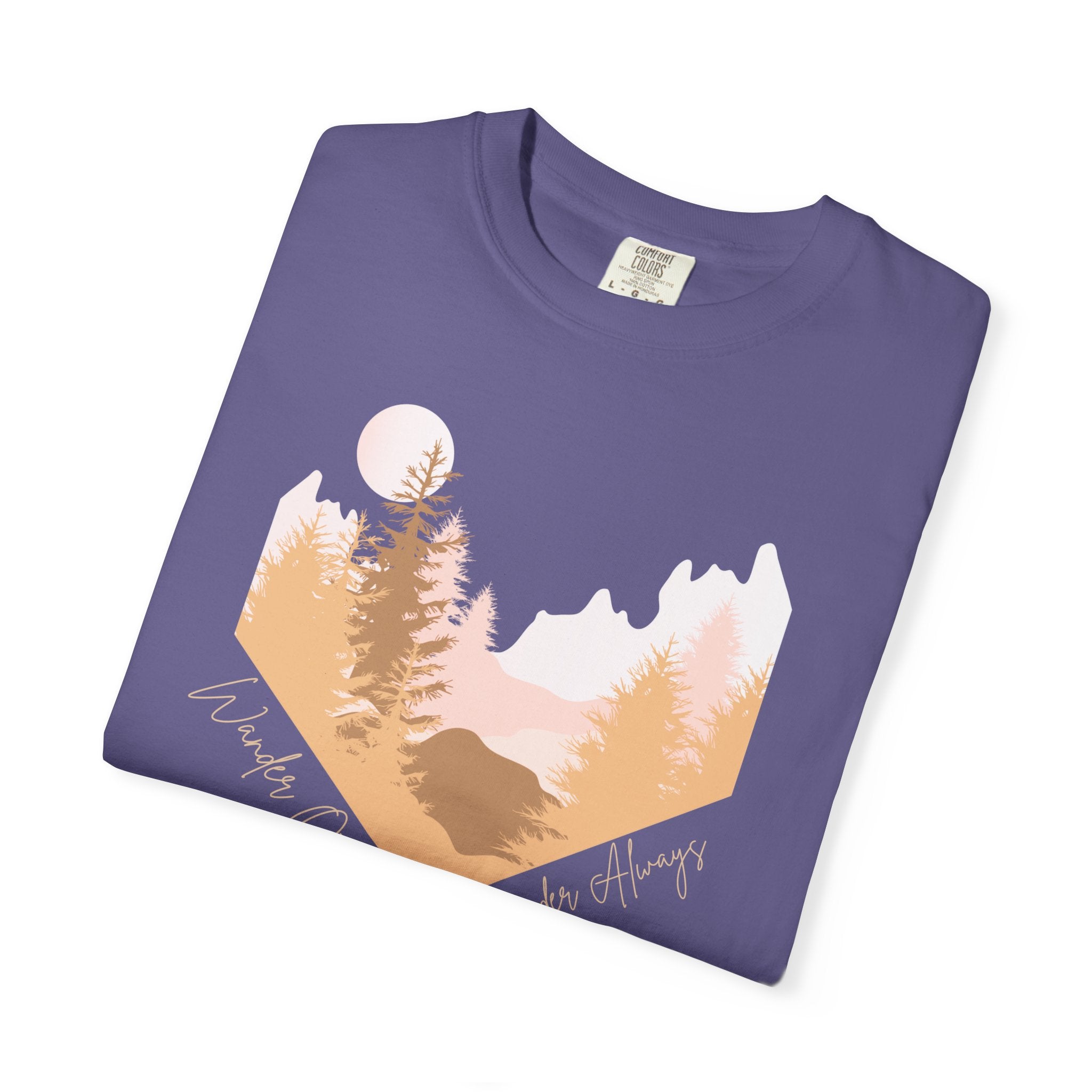 Wander Often Soft Sunrise T-Shirt | Wild & Wander Adventure Tee | Comfort Colors Garment-Dyed Shirt