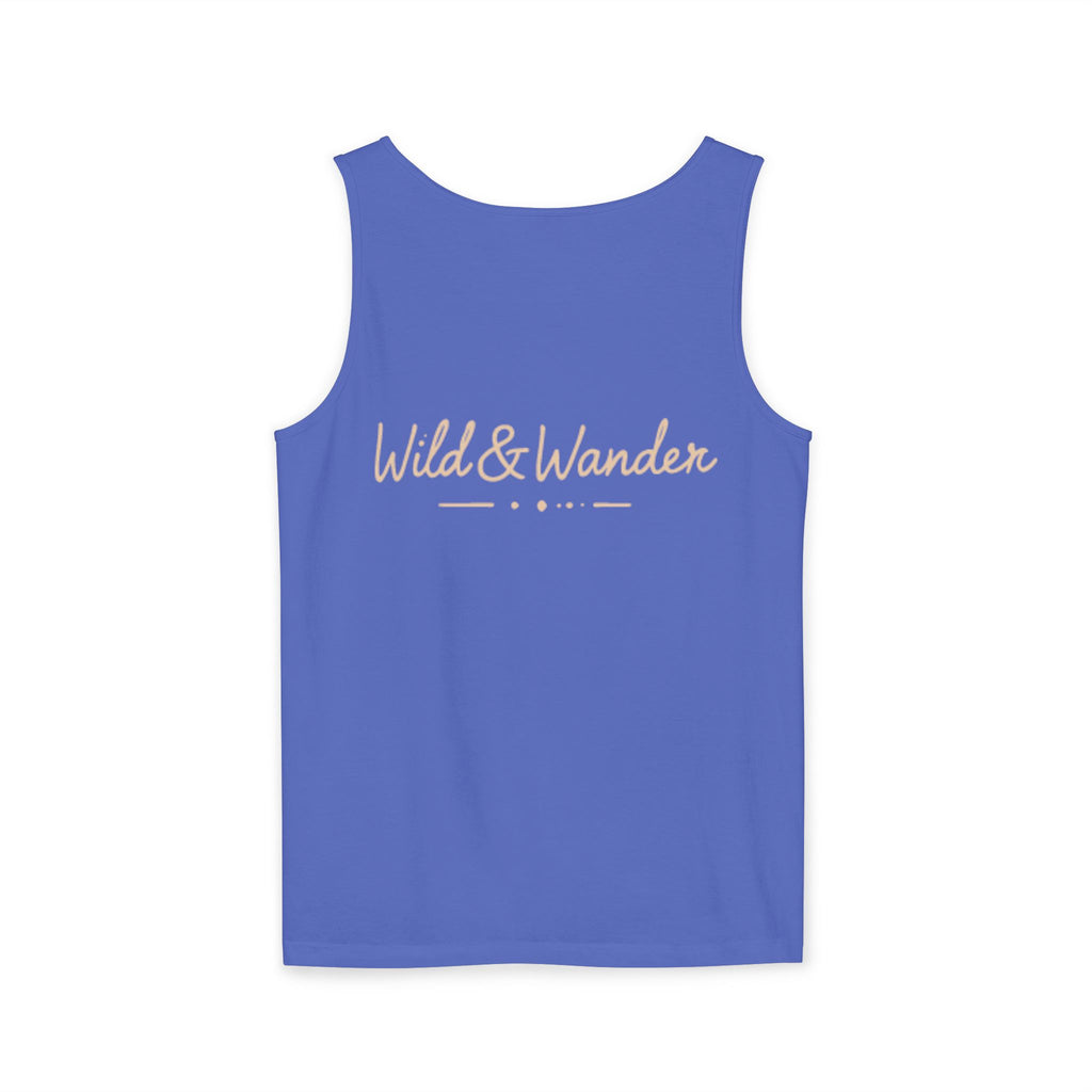 Wander Often Tank Top - Comfort Colors Garment-Dyed Muscle Tank | Earthy Adventure Summer Shirt by Wild & Wander