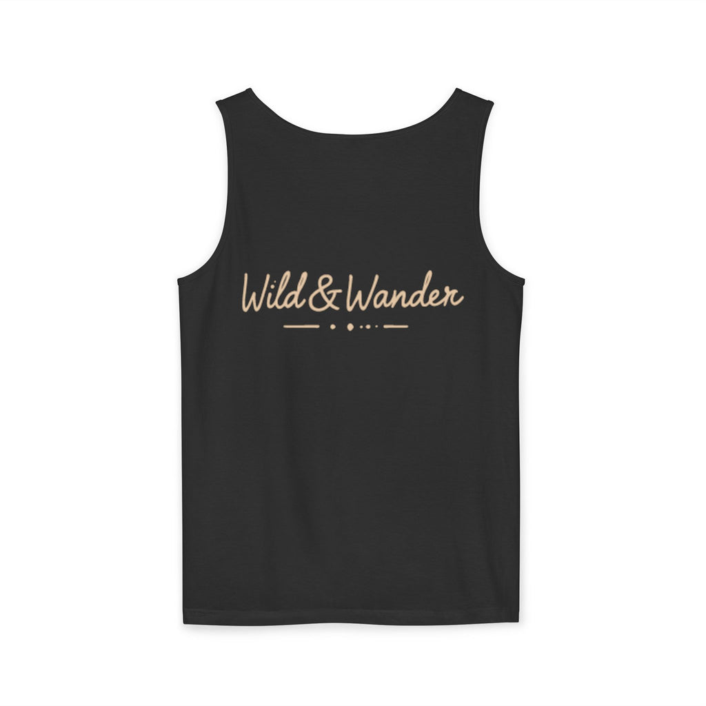 Wander Often Tank Top - Comfort Colors Garment-Dyed Muscle Tank | Earthy Adventure Summer Shirt by Wild & Wander