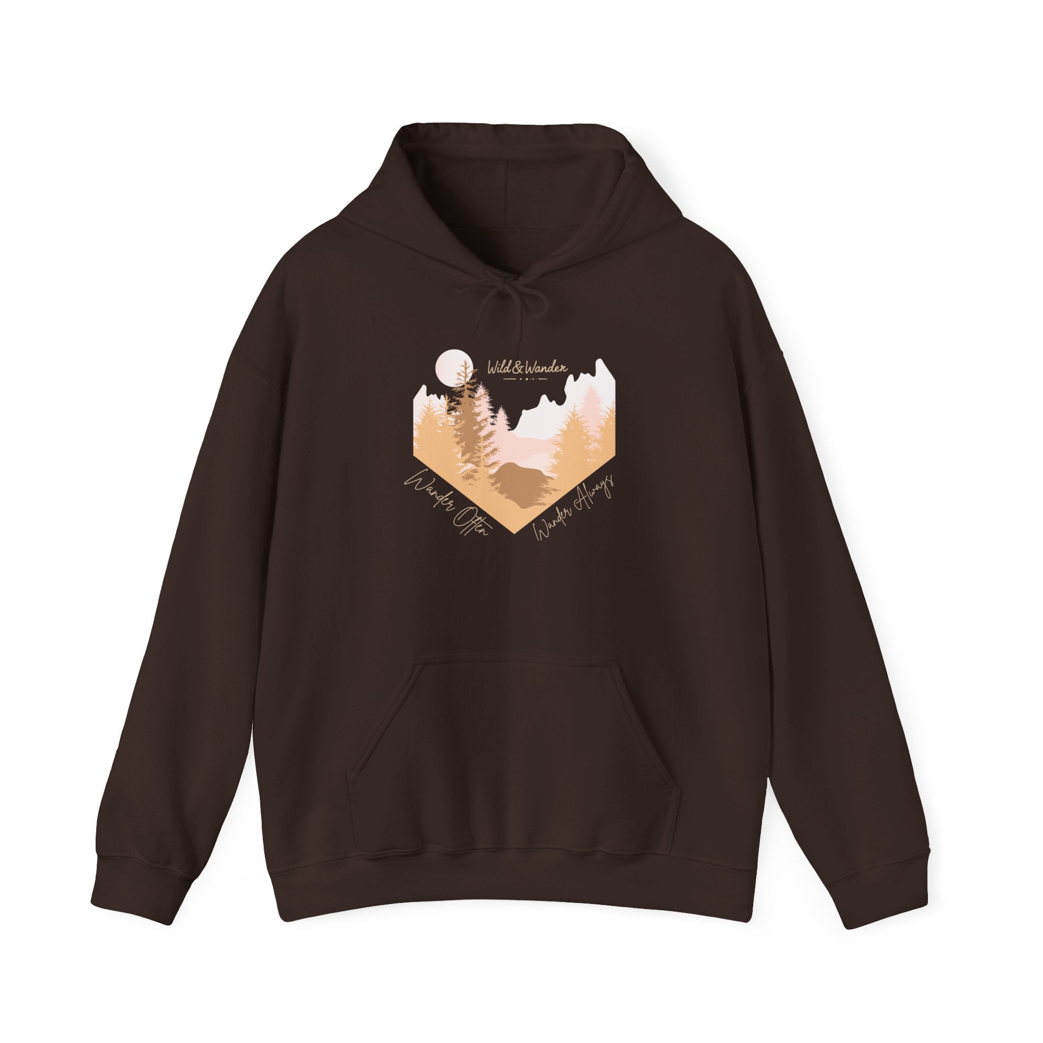 Wander Often Hoodie - Wild & Wander Adventure Hoodie - Nature-Inspired Cozy Sweatshirt