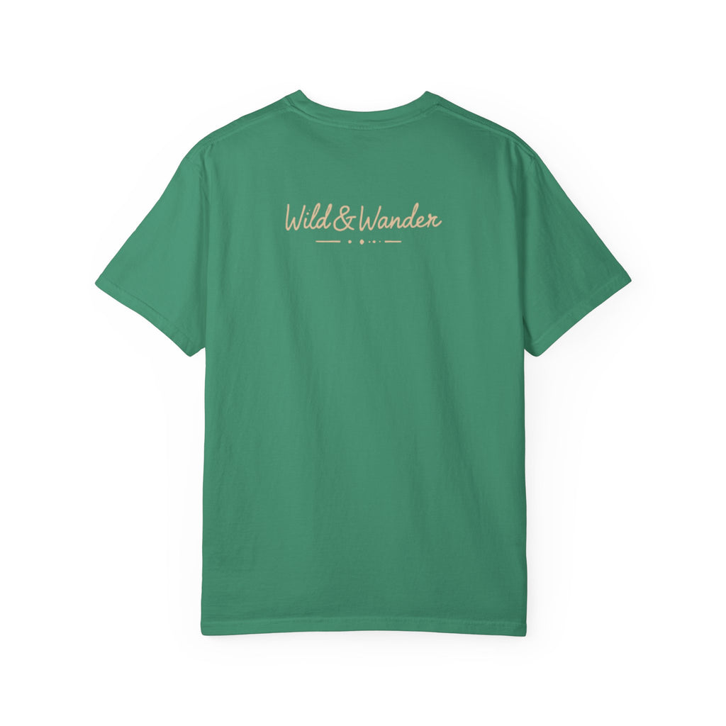 Wander Often Soft Sunrise T-Shirt | Wild & Wander Adventure Tee | Comfort Colors Garment-Dyed Shirt