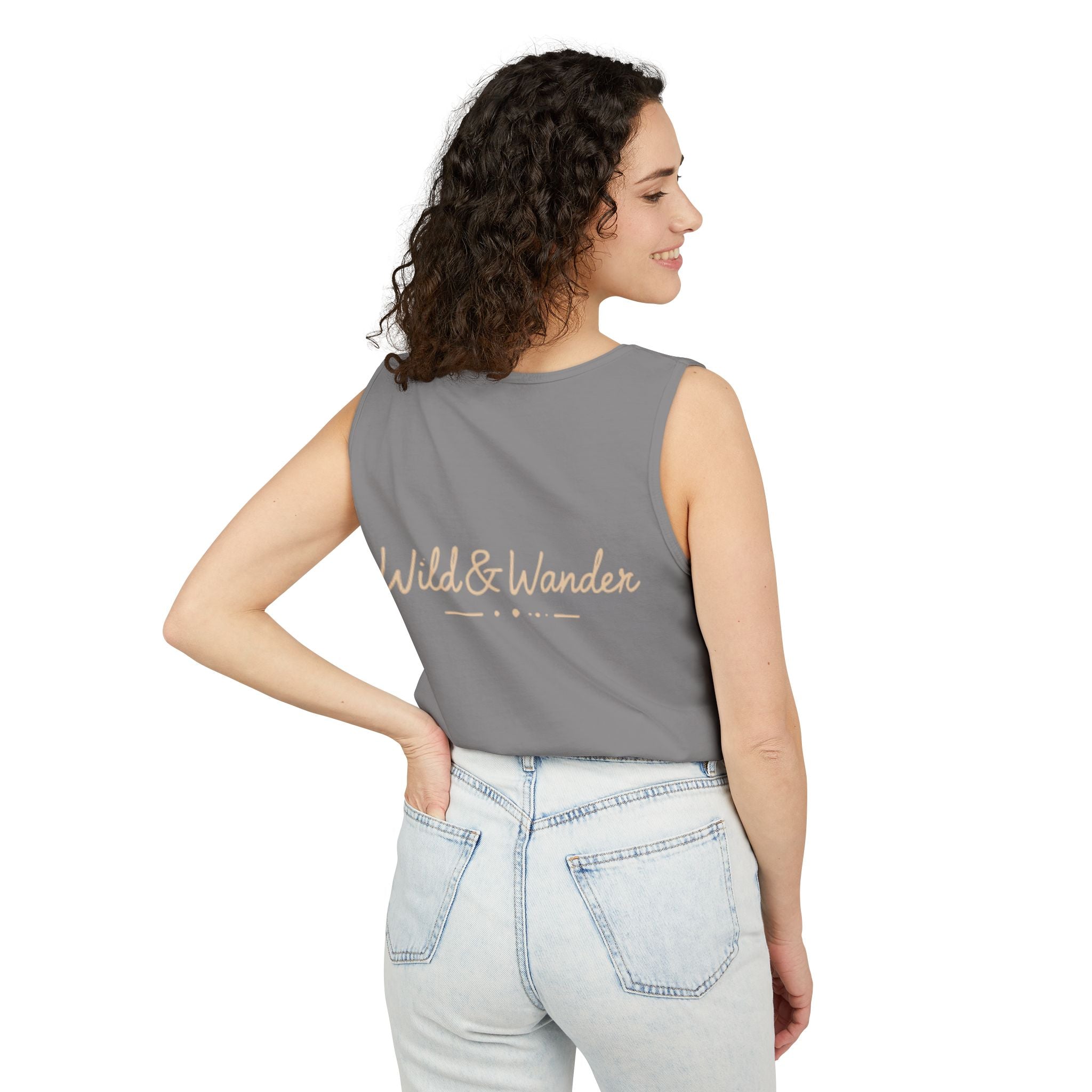 Wander Often Tank Top - Comfort Colors Garment-Dyed Muscle Tank | Earthy Adventure Summer Shirt by Wild & Wander