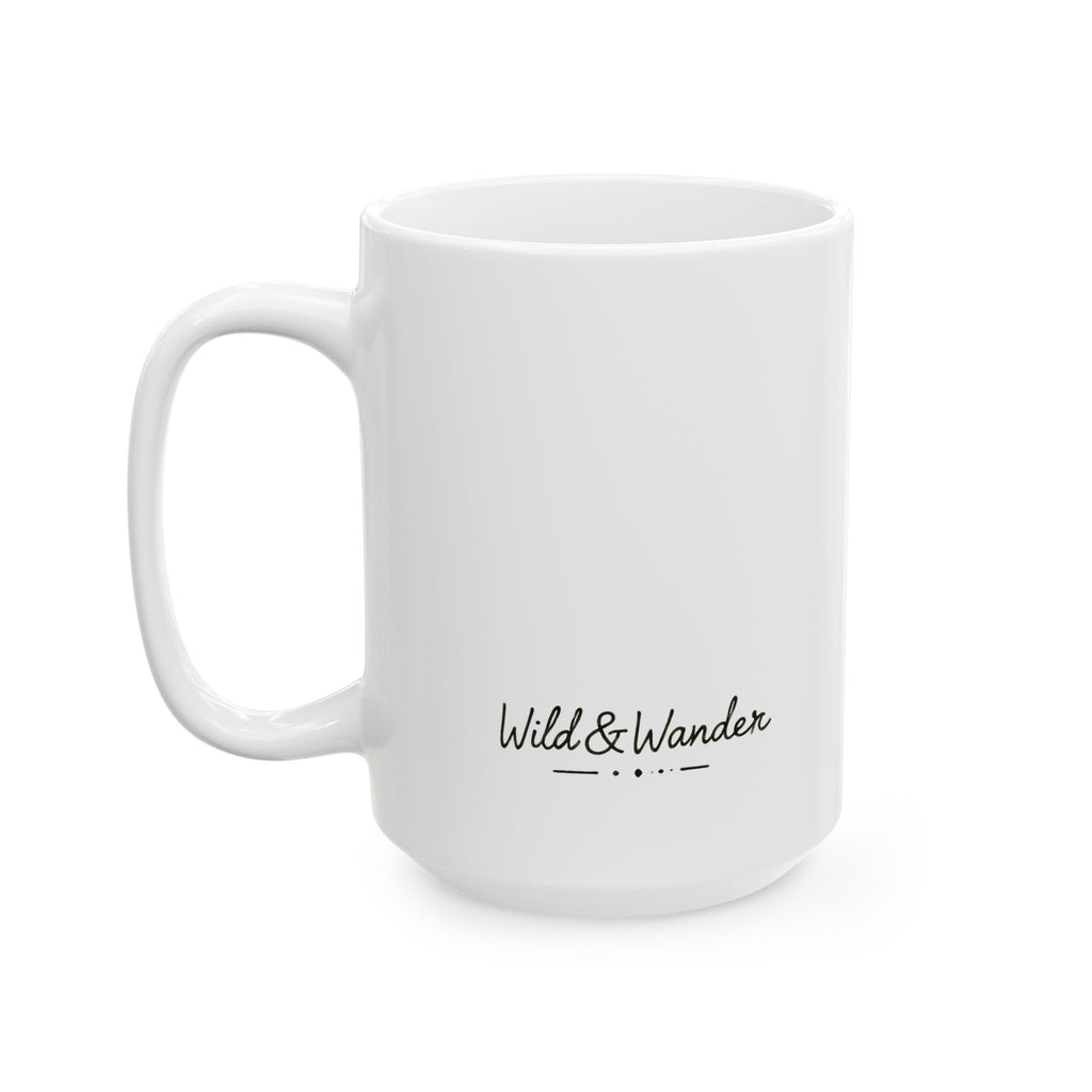 Get a Little Wild Ceramic Mug - Bear Forest Coffee Cup | Nature-Inspired Mug by Wild & Wander