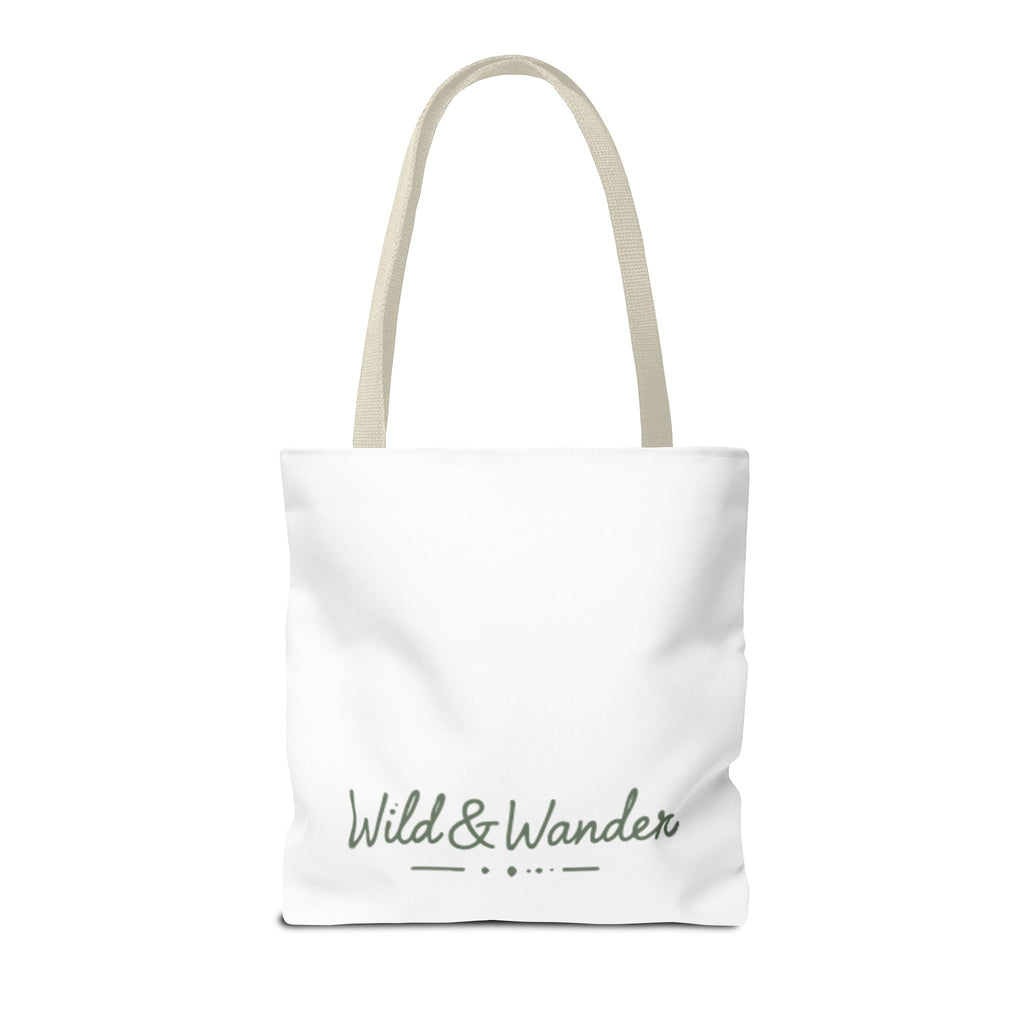 Get a Little Wild Tote Bag - Bear Forest Design | Durable Cotton Handle Market Bag