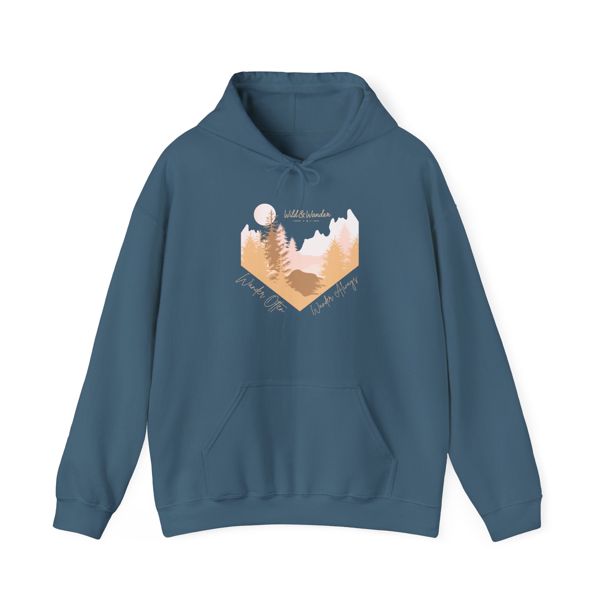Wander Often Hoodie - Wild & Wander Adventure Hoodie - Nature-Inspired Cozy Sweatshirt