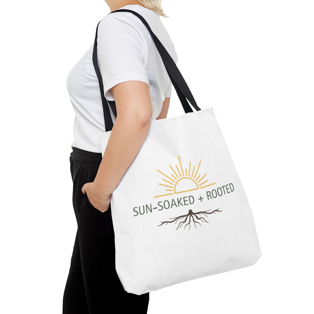 Wild & Wander Sun-Soaked + Rooted Tote Bag - Boho Carryall for Soft Adventure Days