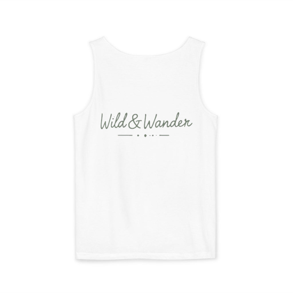 Mountain Sunrise Tank Top - Comfort Colors Garment-Dyed Unisex Muscle Tank | Soft Cotton Nature-Inspired Summer Shirt