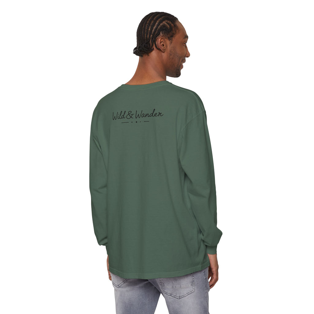 Mountain Sunrise Long Sleeve Tee - Wild & Wander Adventure Shirt