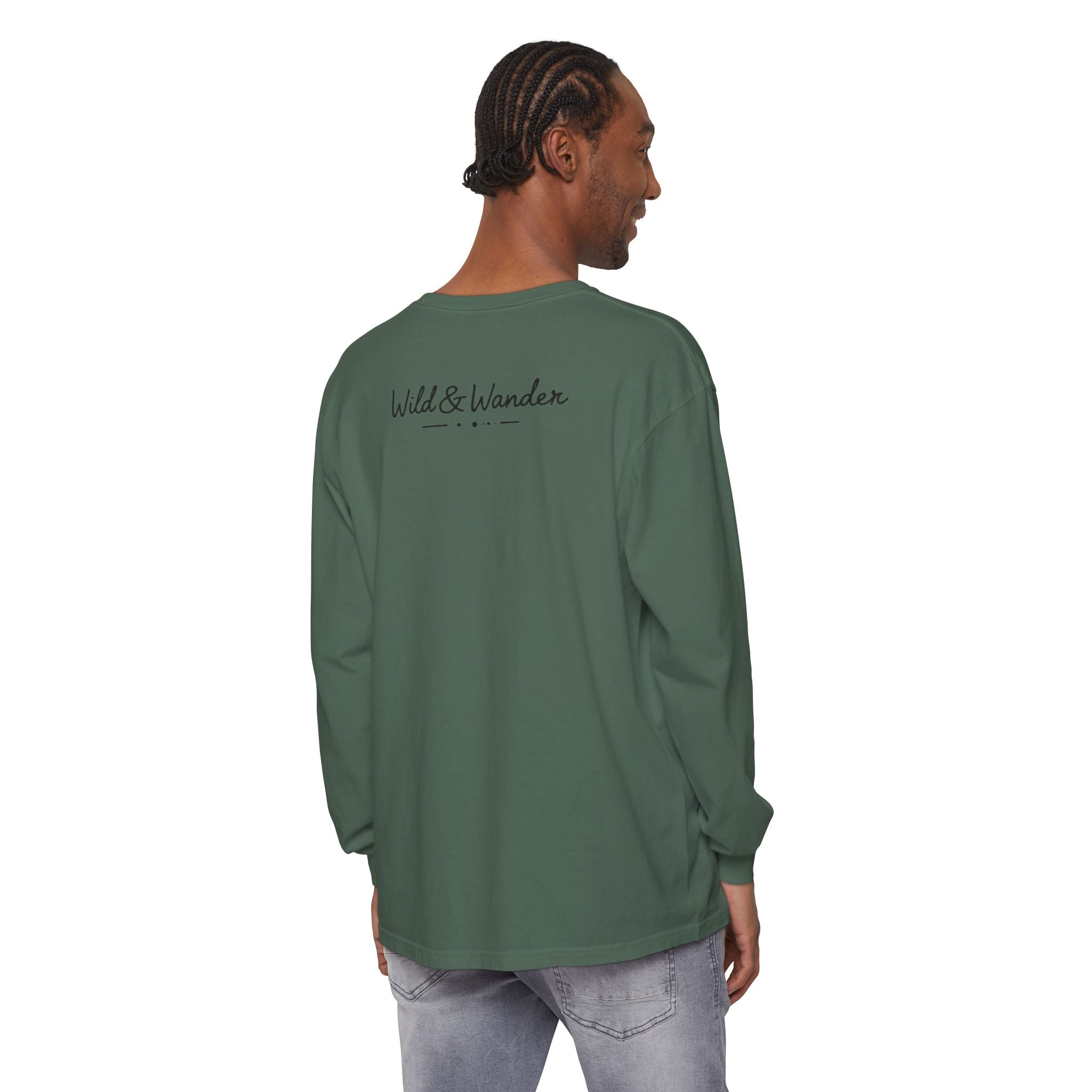 Mountain Sunrise Long Sleeve Tee - Wild & Wander Adventure Shirt