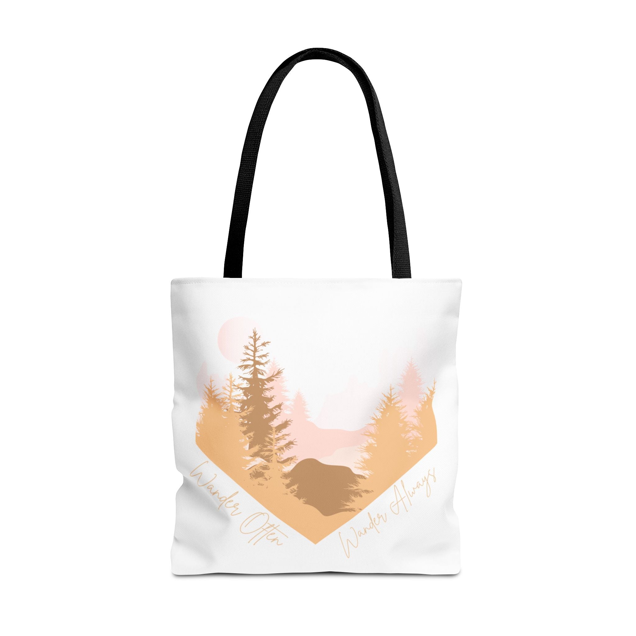 Wander Often Golden Hour Heart Tote Bag - Wild & Wander Collection (Free Shipping)