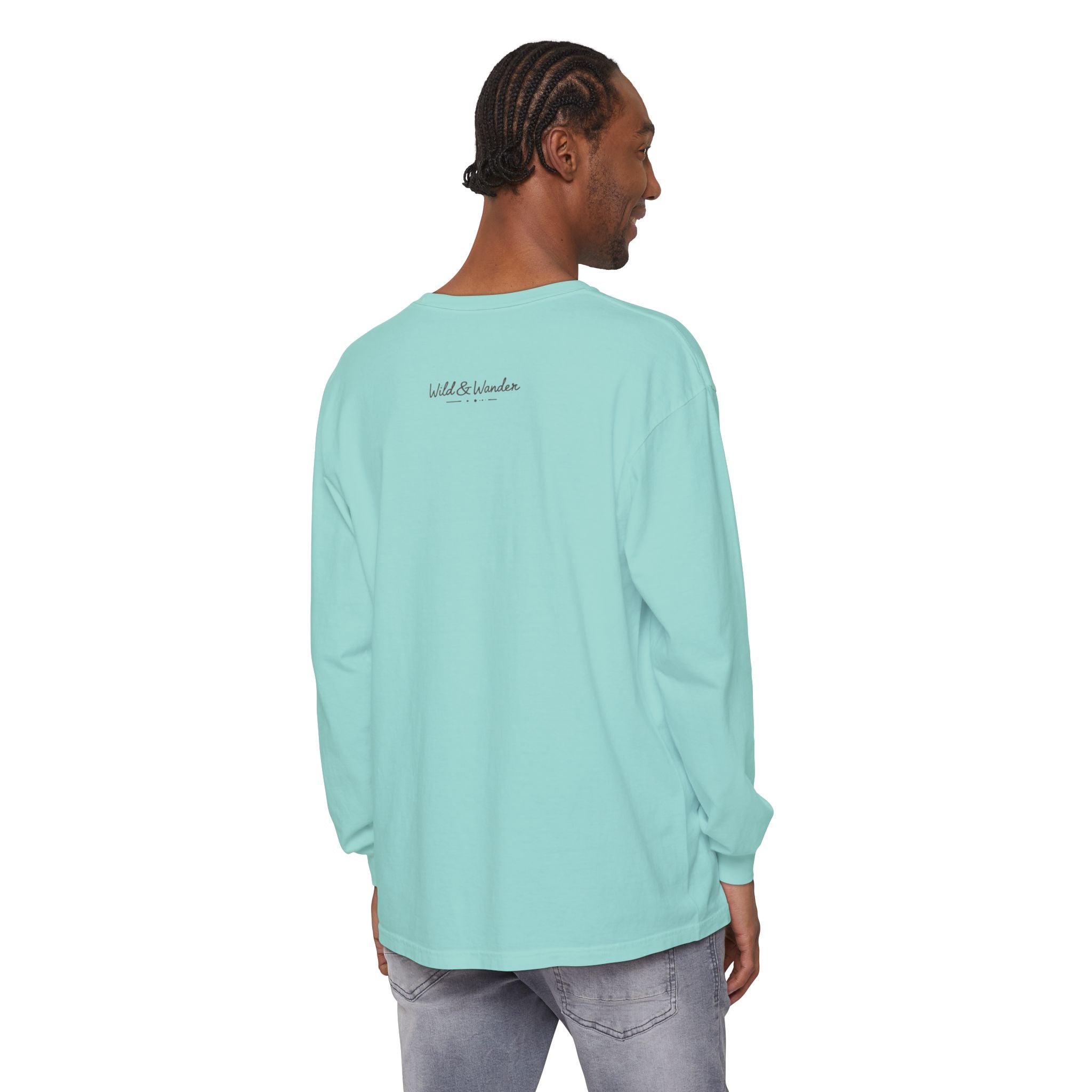Get a Little Wild Bear Long Sleeve -Nature Graphic Tee | Soft Cotton Adventure Layer