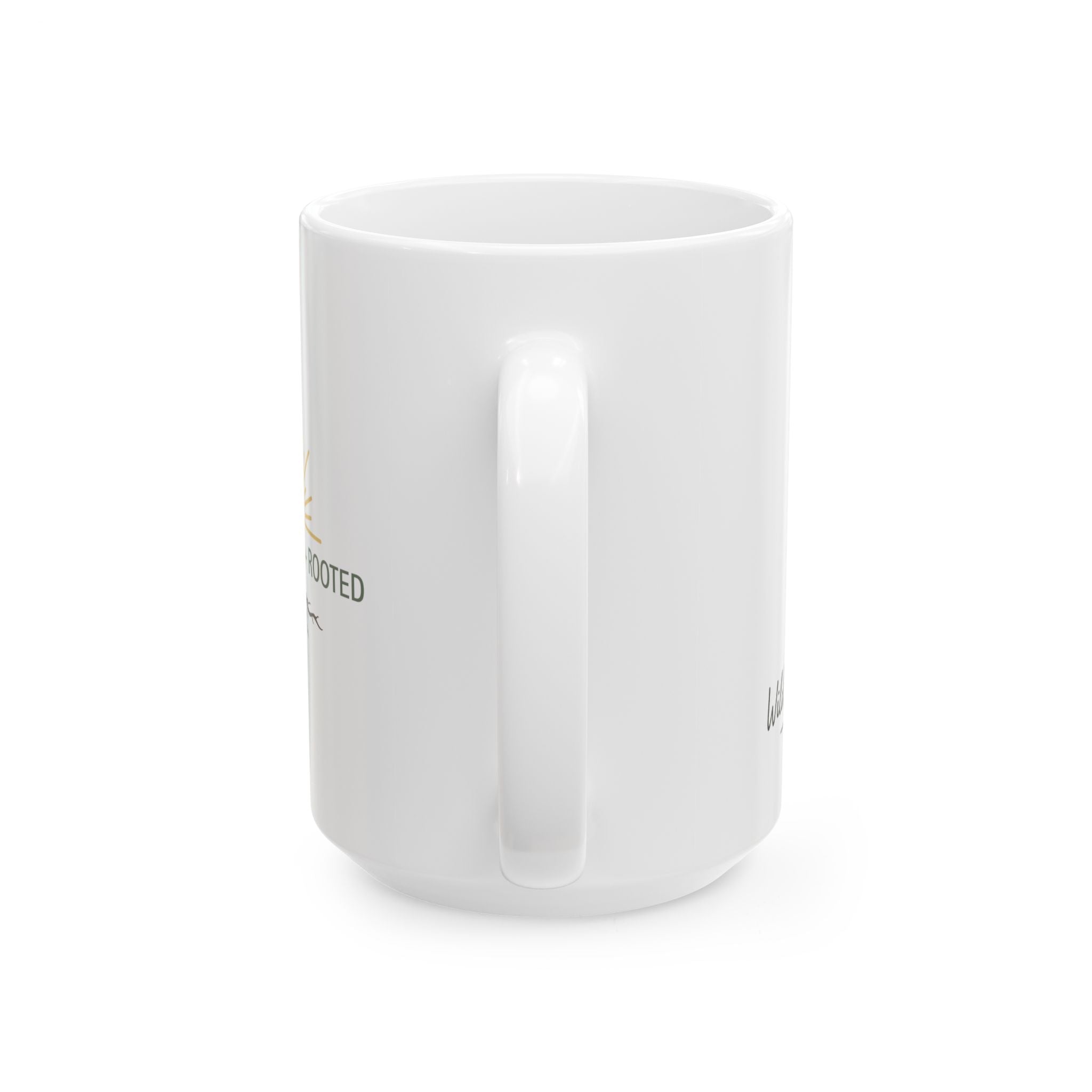 Wild & Wander Sun-Soaked + Rooted Ceramic Mug - Boho Morning Coffee Cup