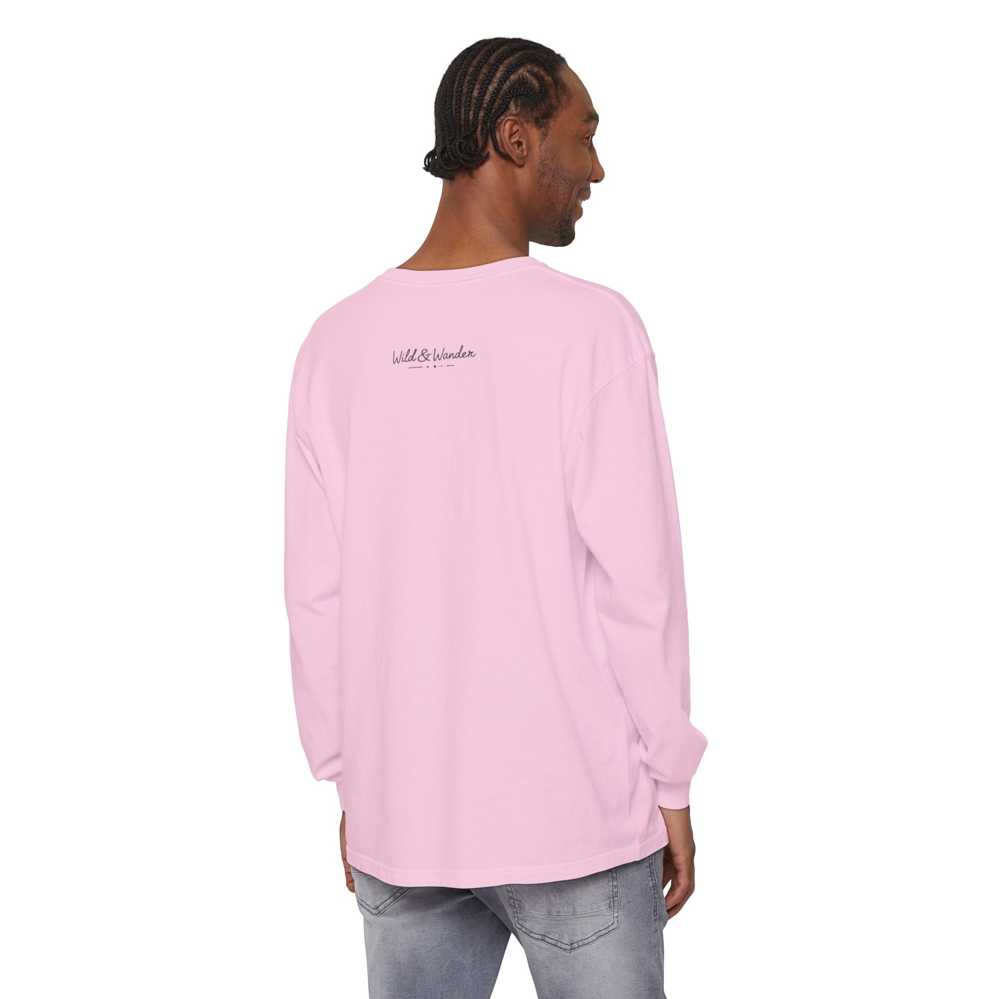 Get a Little Wild Bear Long Sleeve -Nature Graphic Tee | Soft Cotton Adventure Layer