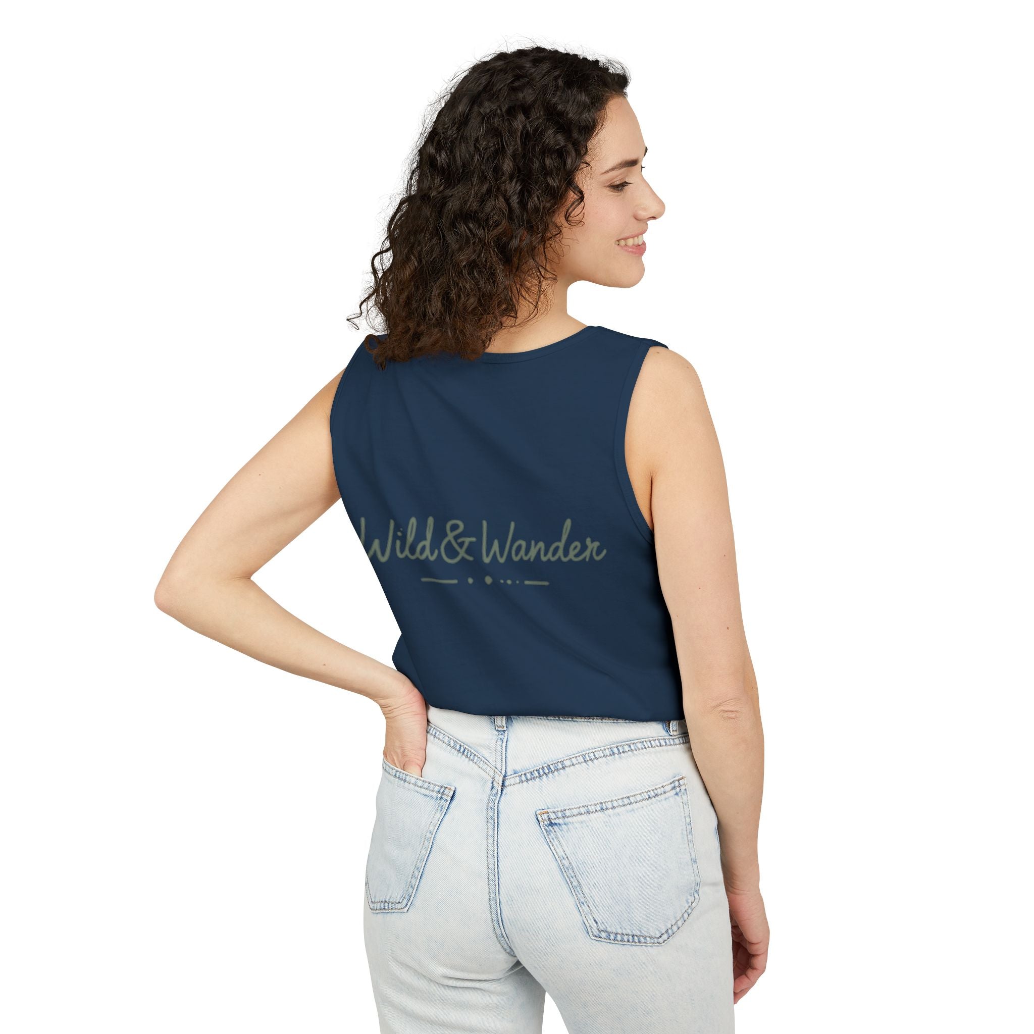 Mountain Sunrise Tank Top - Comfort Colors Garment-Dyed Unisex Muscle Tank | Soft Cotton Nature-Inspired Summer Shirt