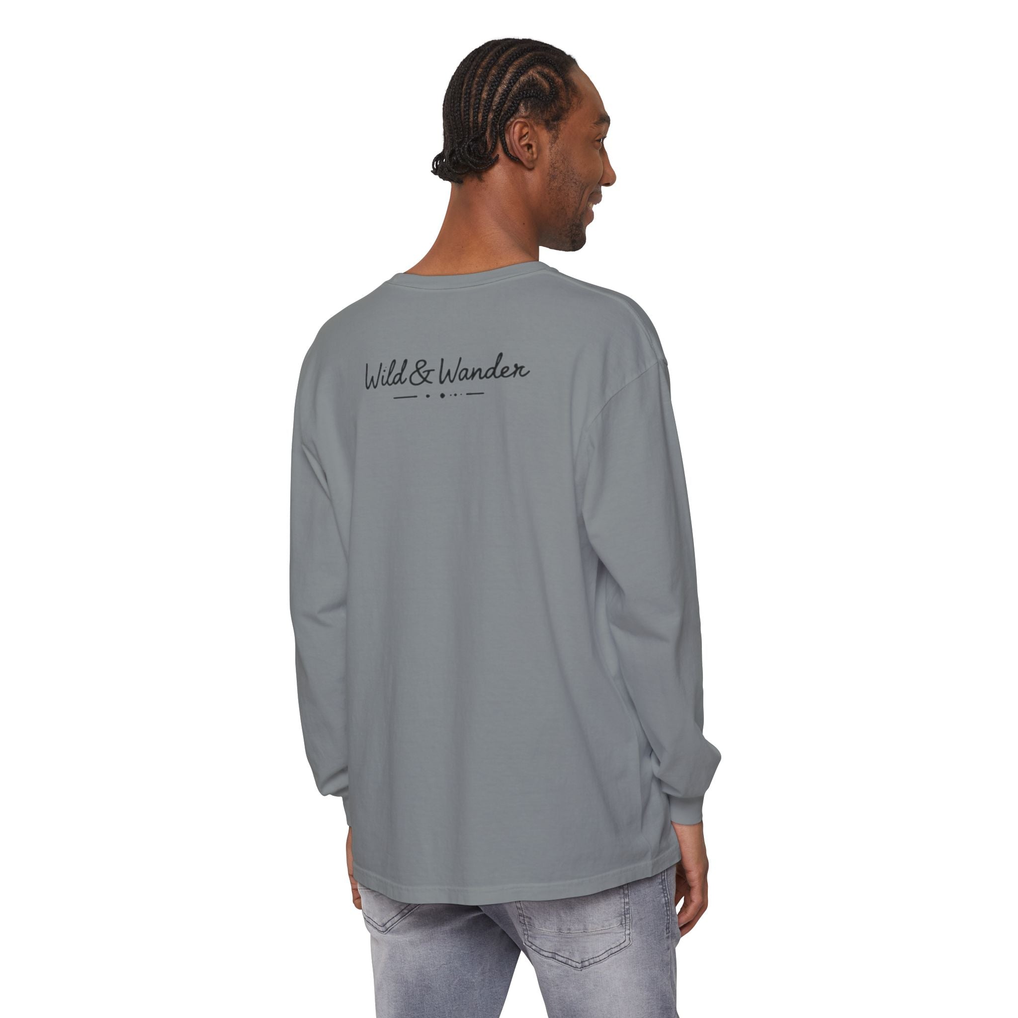 Mountain Sunrise Long Sleeve Tee - Wild & Wander Adventure Shirt