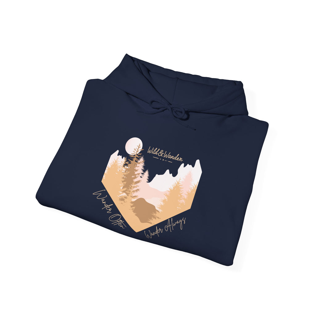 Wander Often Hoodie - Wild & Wander Adventure Hoodie - Nature-Inspired Cozy Sweatshirt