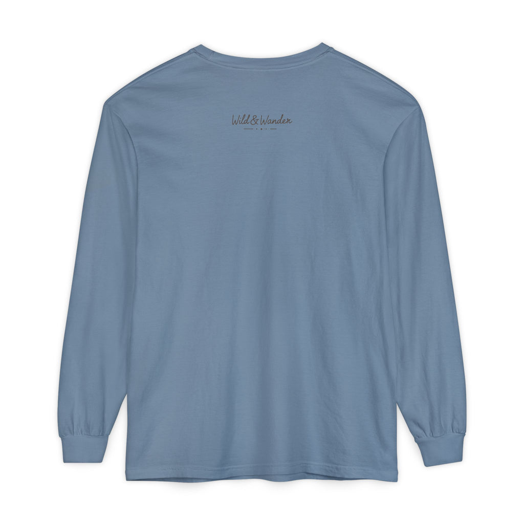 Get a Little Wild Bear Long Sleeve -Nature Graphic Tee | Soft Cotton Adventure Layer