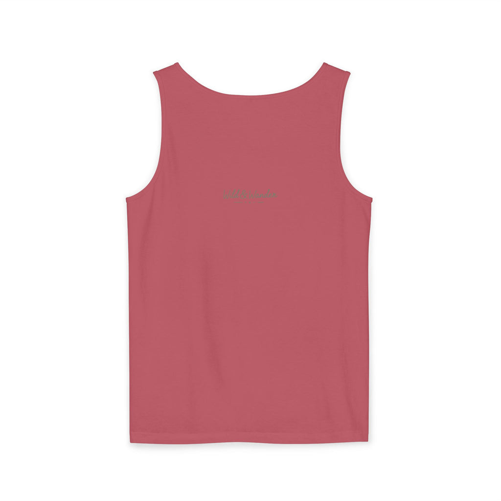 Get a Little Wild Bear Tank Top - Nature Graphic | Soft Garment-Dyed Unisex Fit