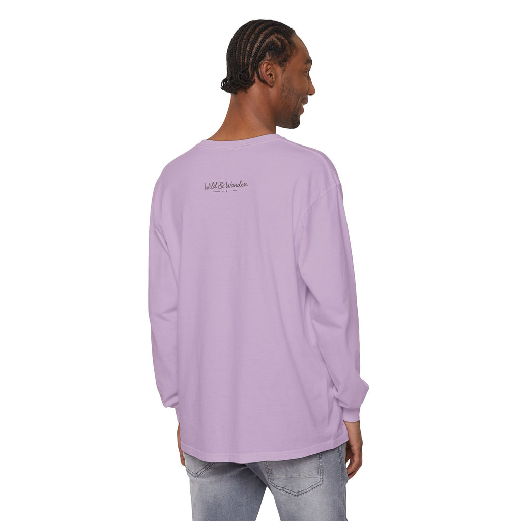 Get a Little Wild Bear Long Sleeve -Nature Graphic Tee | Soft Cotton Adventure Layer