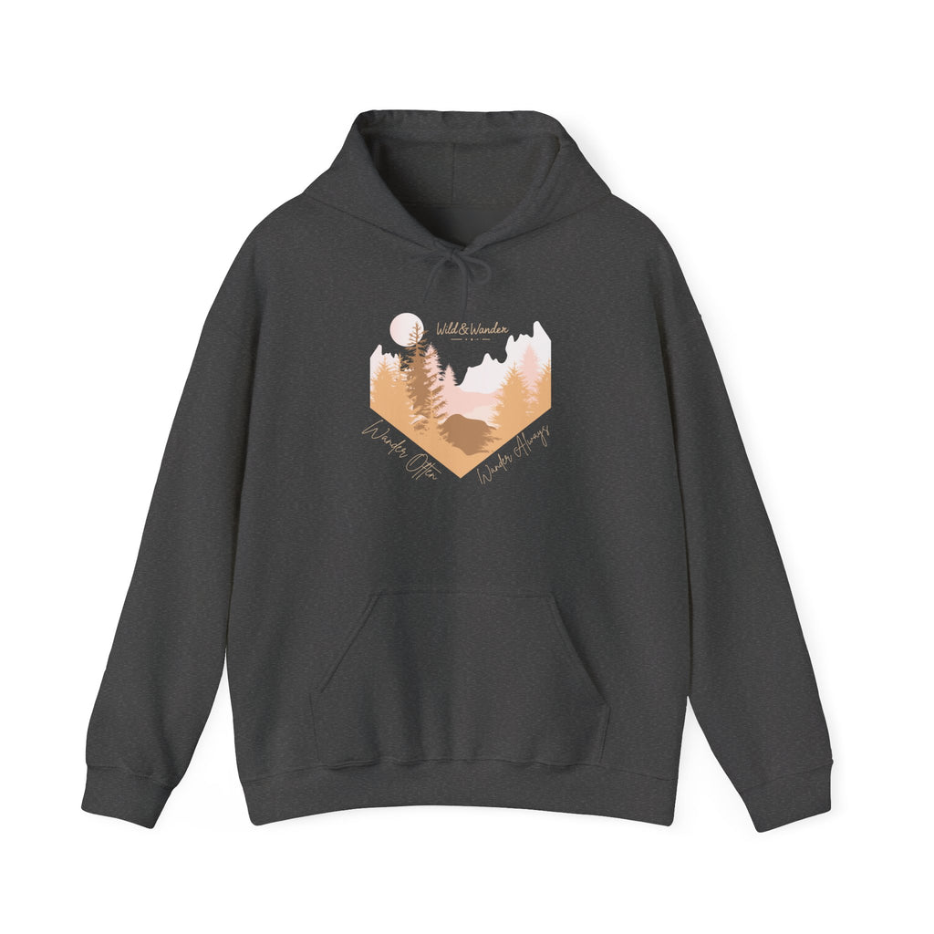 Wander Often Hoodie - Wild & Wander Adventure Hoodie - Nature-Inspired Cozy Sweatshirt