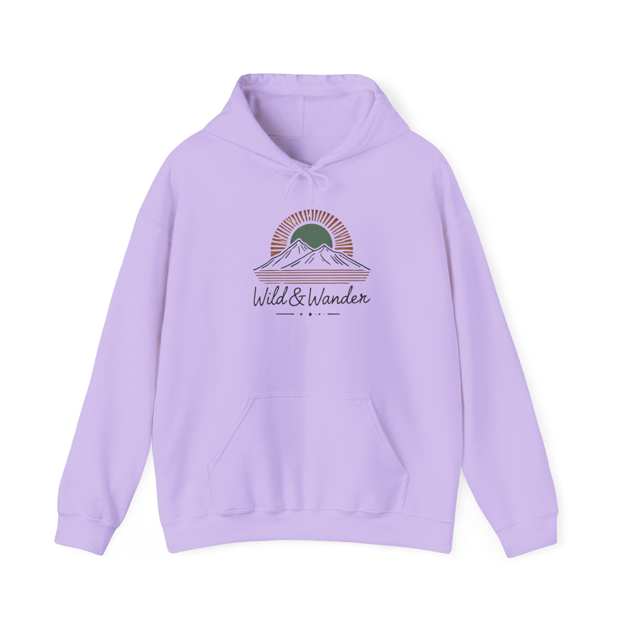 Wild & Wander Logo Hoodie - Adventure-Inspired Cozy Unisex Sweatshirt | Trave and Nature Clothing