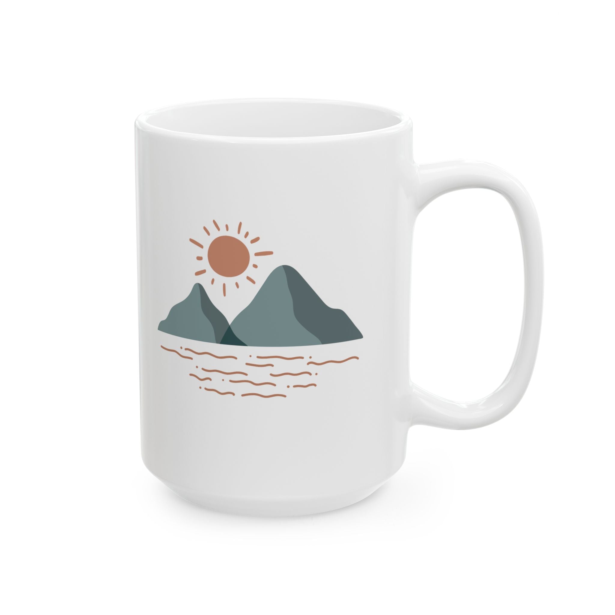 Mountain Sunrise Mug - Wild & Wander Nature-Inspired Ceramic Coffee Cup