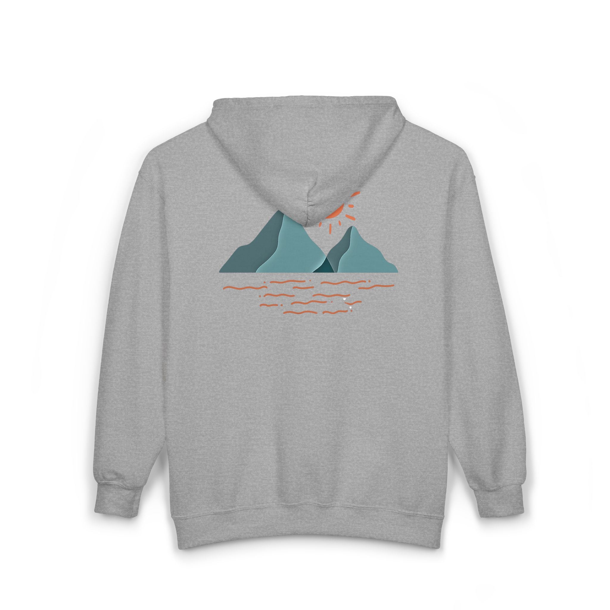 Mountain Sunrise Zip-Up Hoodie - Soft Fleece Adventure Jacket | Wild & Wander Embroidered Zip-Up Sweatshirt