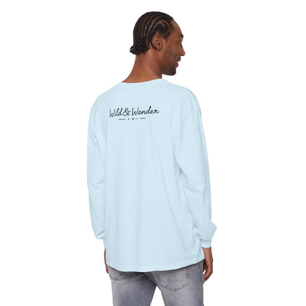 Mountain Sunrise Long Sleeve Tee - Wild & Wander Adventure Shirt