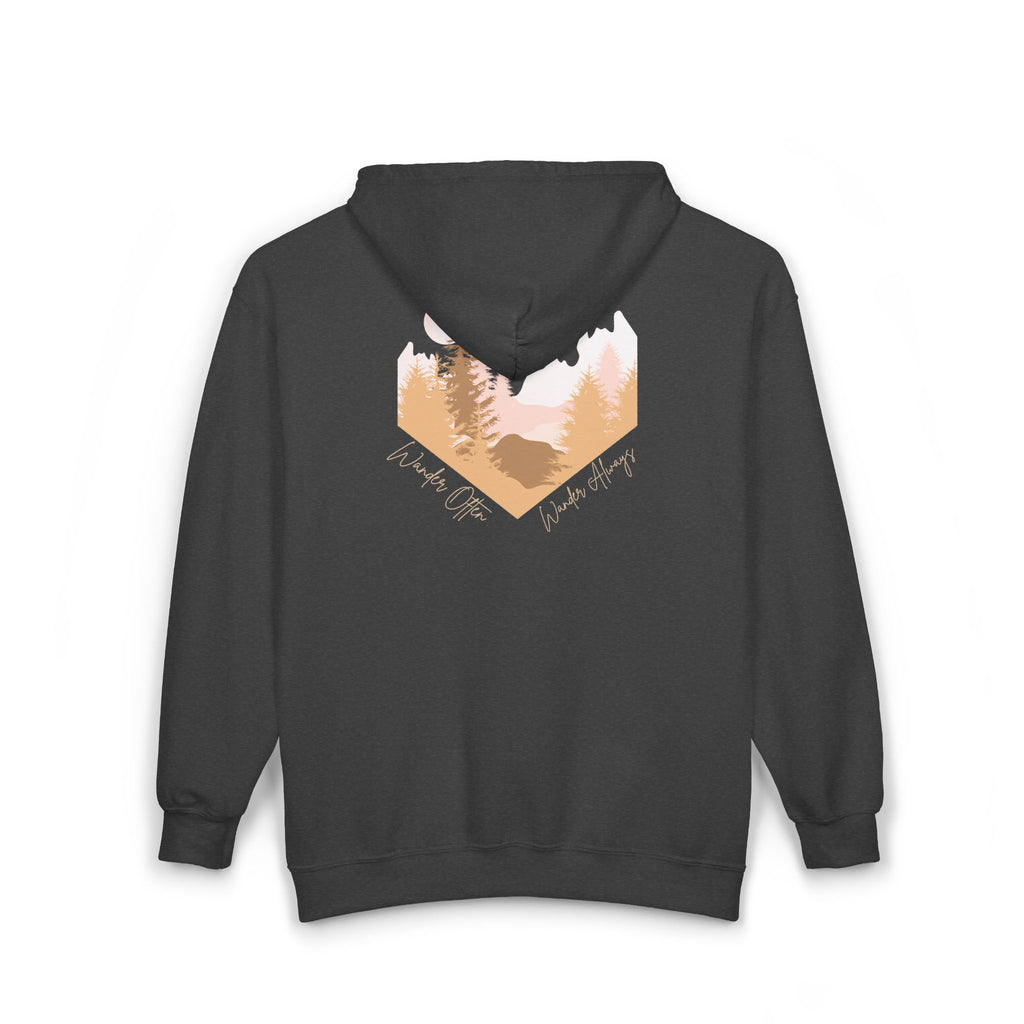 Wander Often Zip-Up Hoodie - Cozy Fleece Adventure Jacket | Wild & Wander Embroidered Zip-Up Sweatshirt