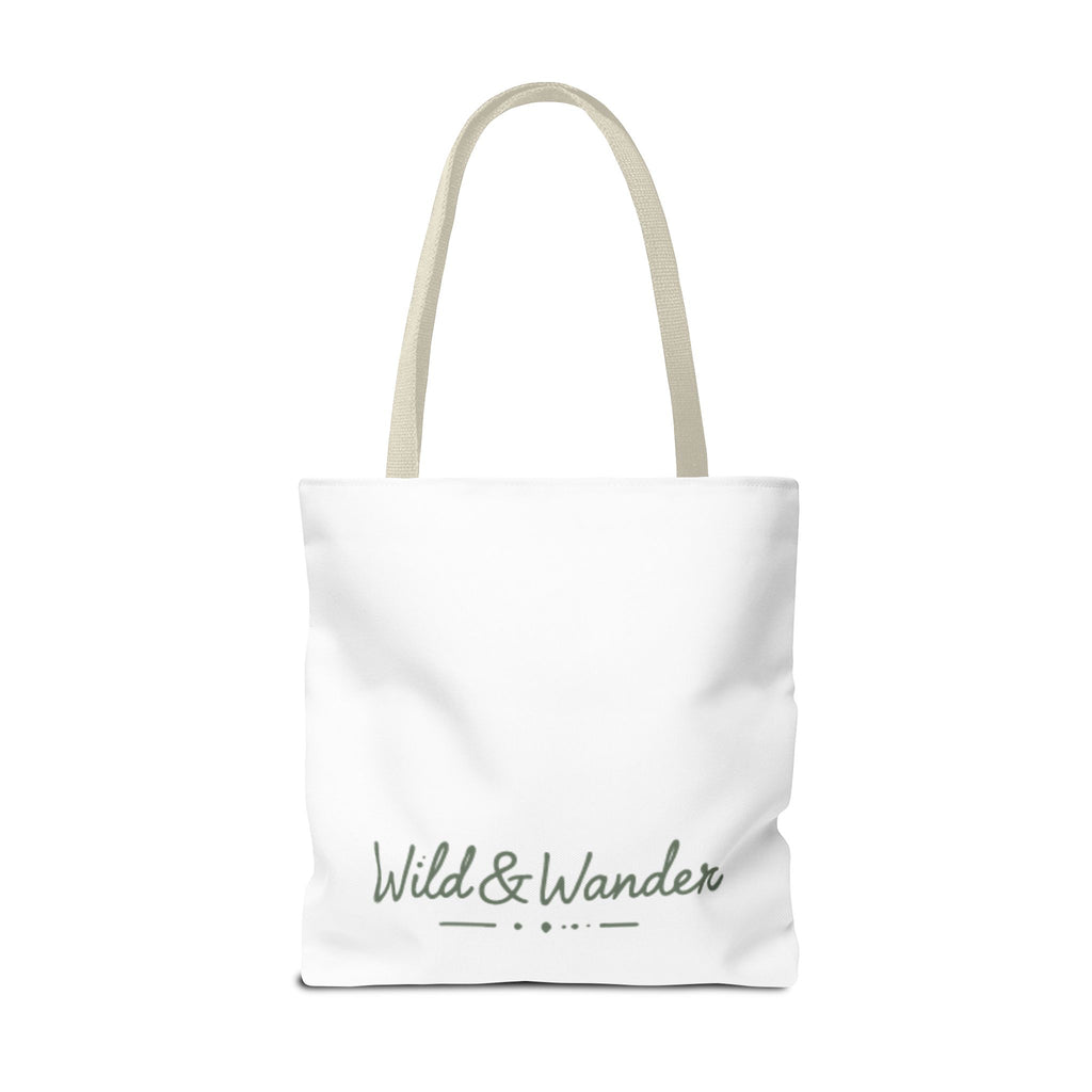 Get a Little Wild Tote Bag - Bear Forest Design | Durable Cotton Handle Market Bag