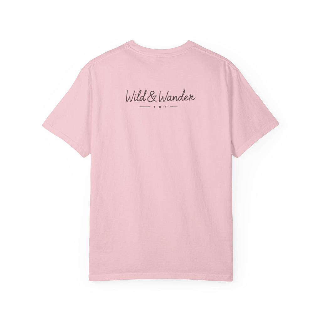 Wander Always Sunset T-Shirt | Wild & Wander Adventure Tee | Comfort Colors Garment-Dyed Shirt