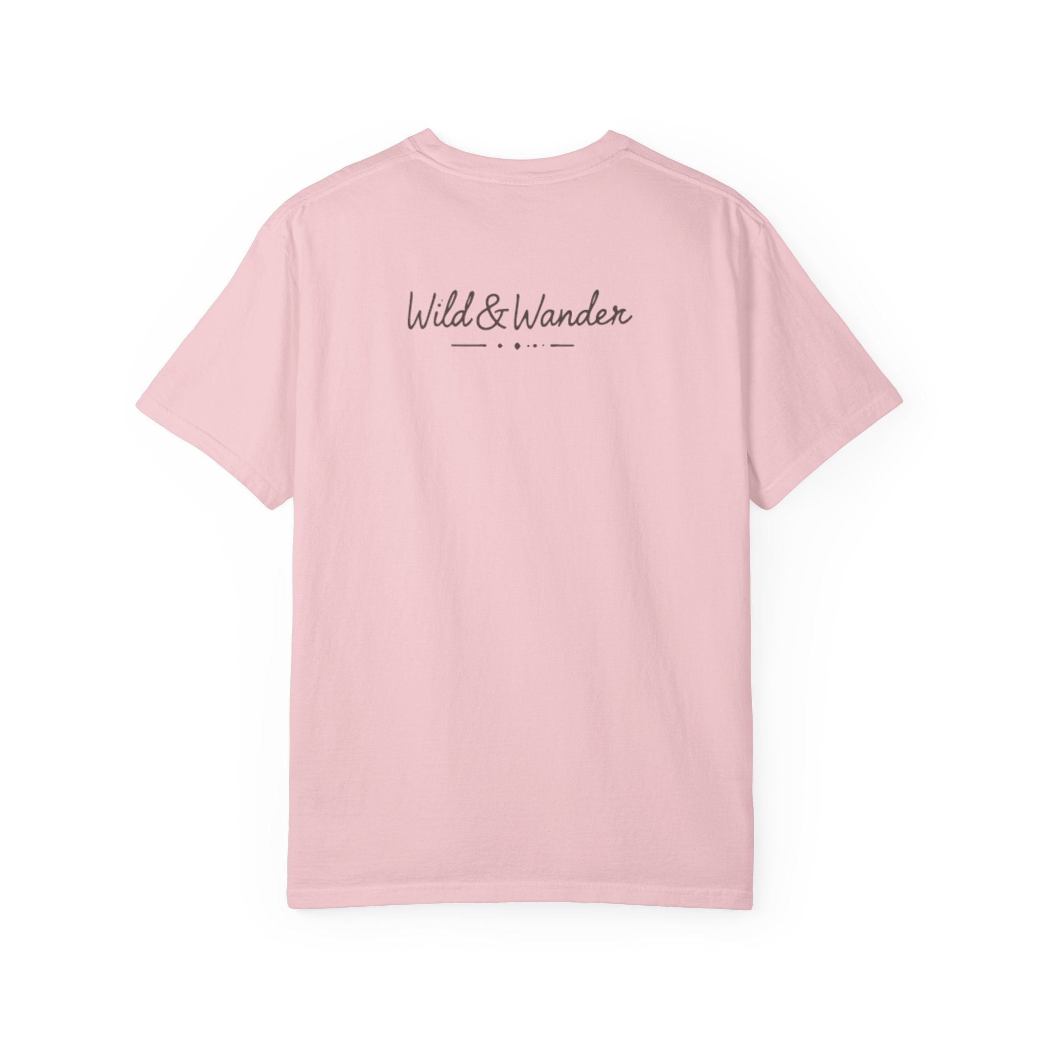 Wander Always Sunset T-Shirt | Wild & Wander Adventure Tee | Comfort Colors Garment-Dyed Shirt