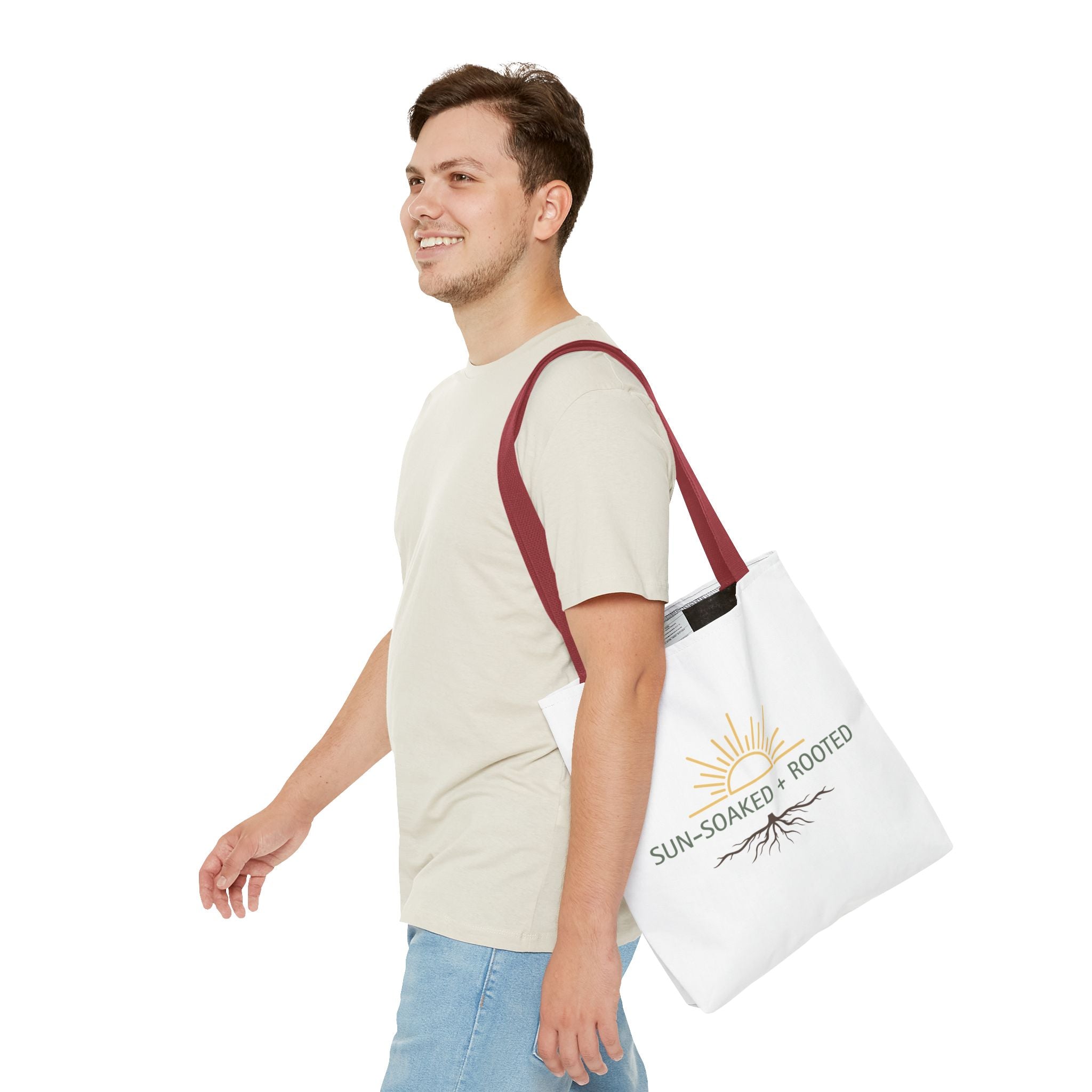 Wild & Wander Sun-Soaked + Rooted Tote Bag - Boho Carryall for Soft Adventure Days