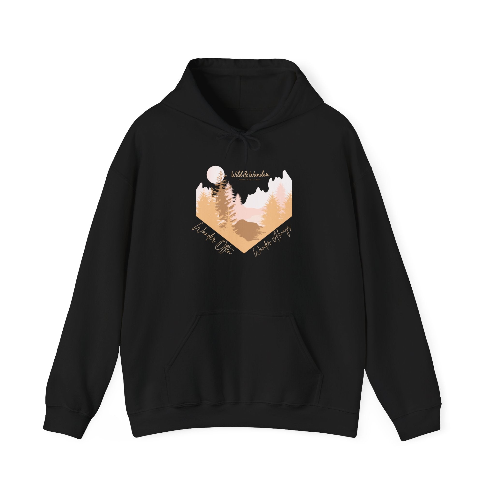 Wander Often Hoodie - Wild & Wander Adventure Hoodie - Nature-Inspired Cozy Sweatshirt