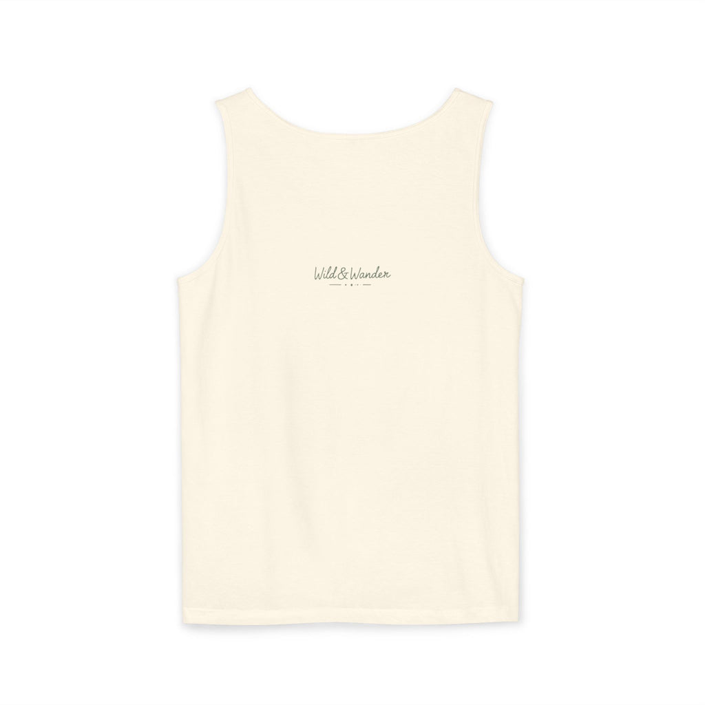 Get a Little Wild Bear Tank Top - Nature Graphic | Soft Garment-Dyed Unisex Fit