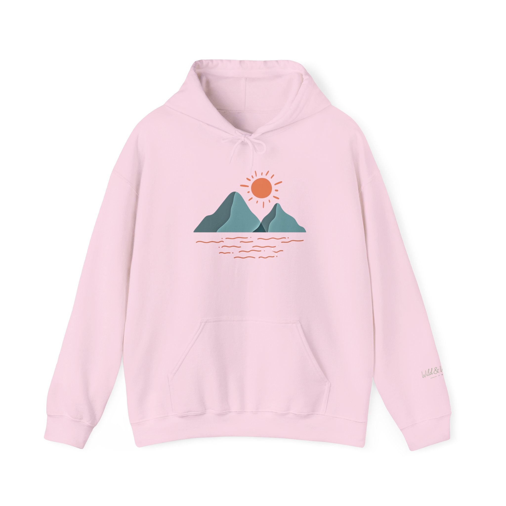 Mountain Sunrise Hoodie - Wild & Wander Nature-Inspired Unisex Sweatshirt