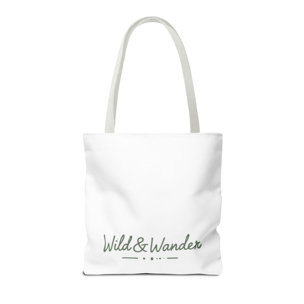 Get a Little Wild Tote Bag - Bear Forest Design | Durable Cotton Handle Market Bag