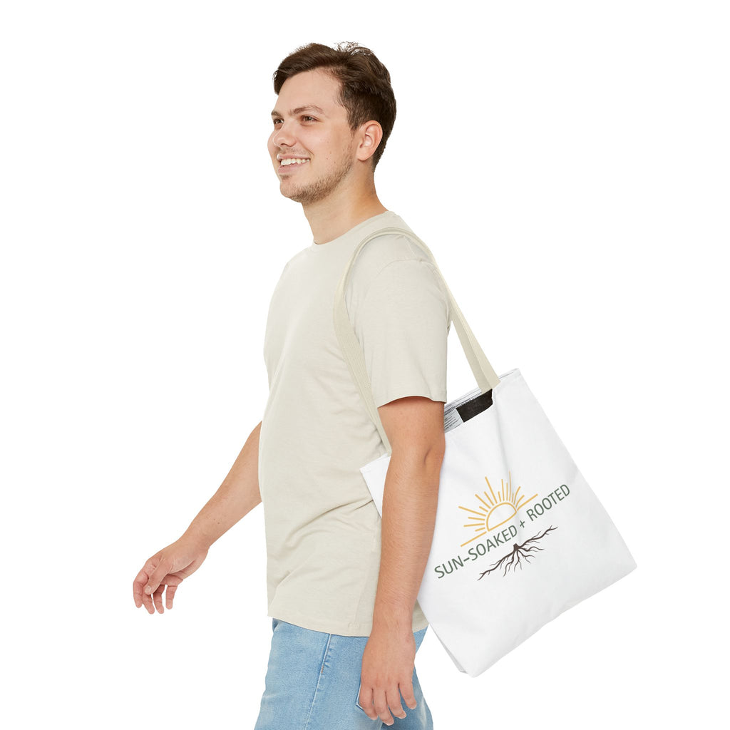 Wild & Wander Sun-Soaked + Rooted Tote Bag - Boho Carryall for Soft Adventure Days