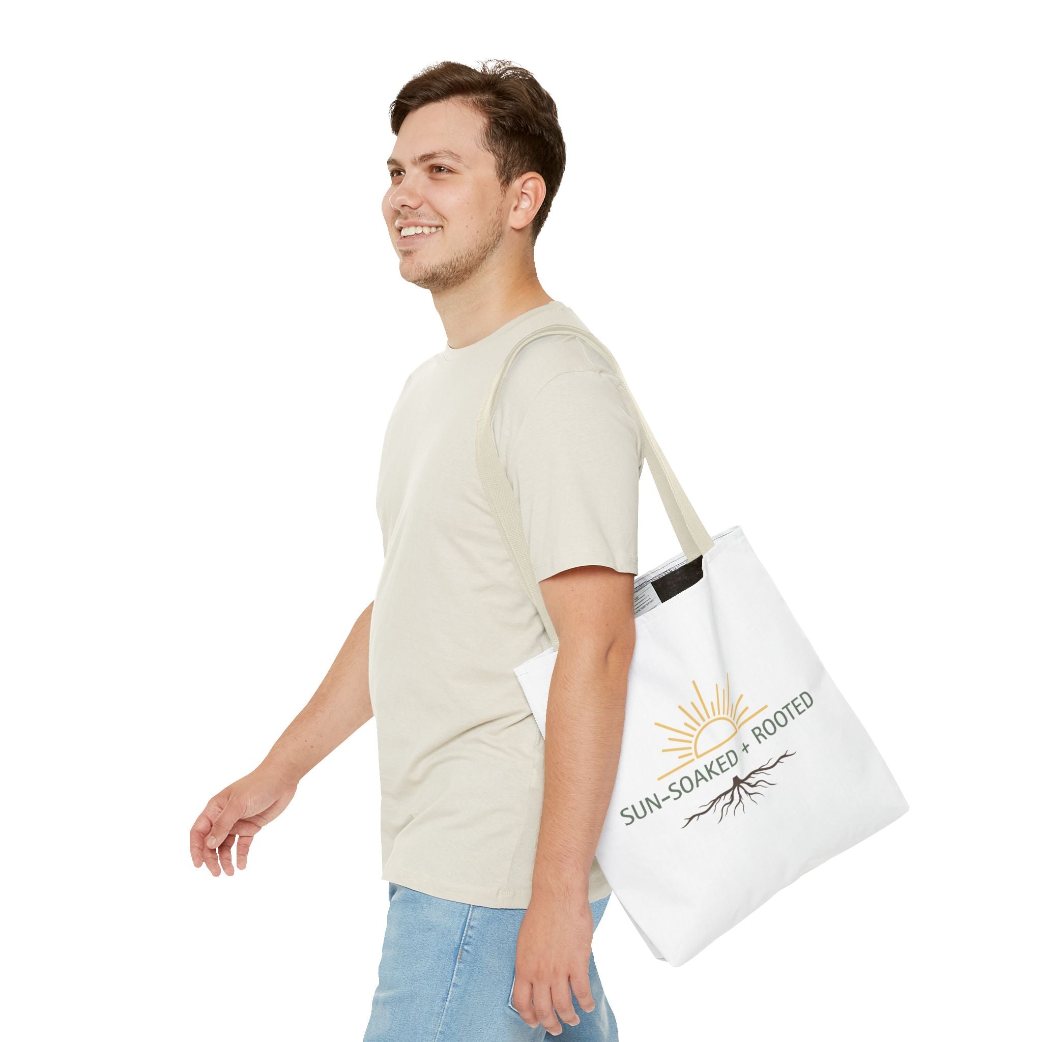 Wild & Wander Sun-Soaked + Rooted Tote Bag - Boho Carryall for Soft Adventure Days