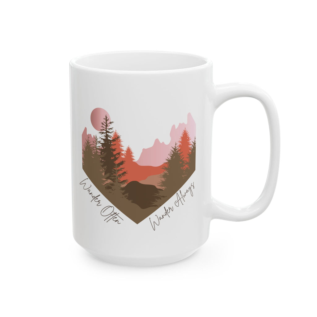 Wander Always Mug - Adventure-Inspired Ceramic Coffee Cup | Wild & Wander Nature Gift