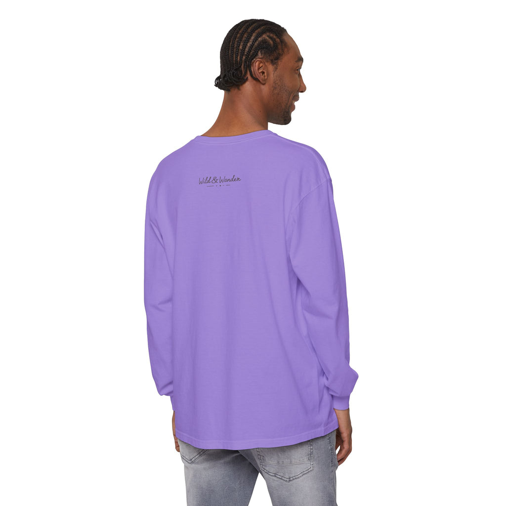 Get a Little Wild Bear Long Sleeve -Nature Graphic Tee | Soft Cotton Adventure Layer