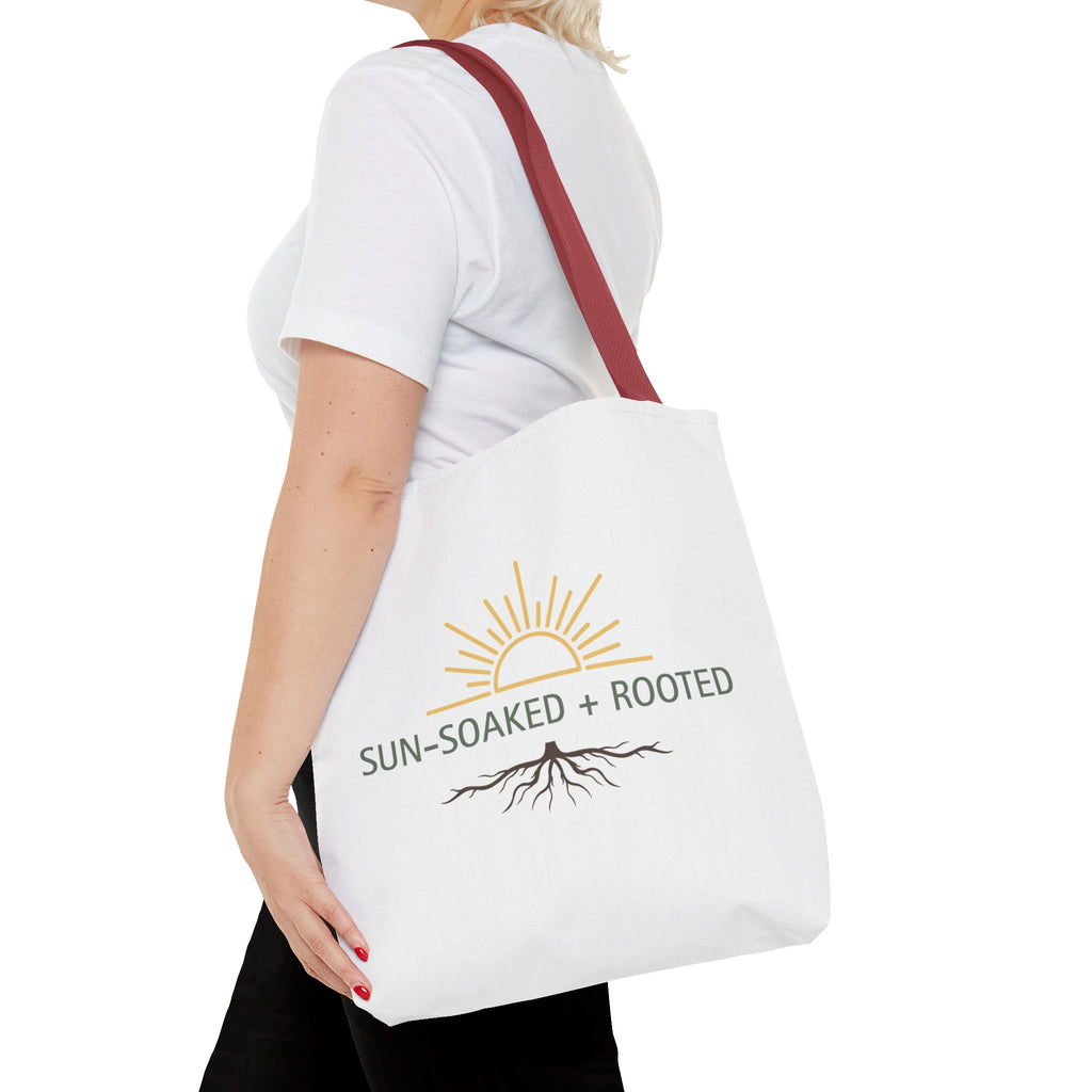 Wild & Wander Sun-Soaked + Rooted Tote Bag - Boho Carryall for Soft Adventure Days