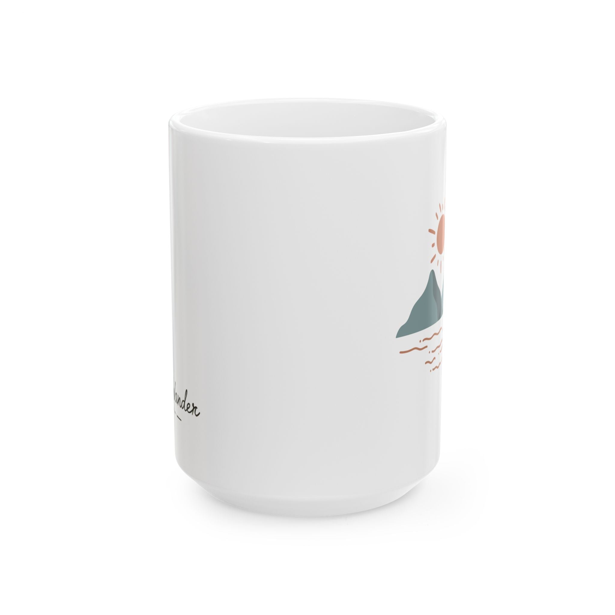Mountain Sunrise Mug - Wild & Wander Nature-Inspired Ceramic Coffee Cup