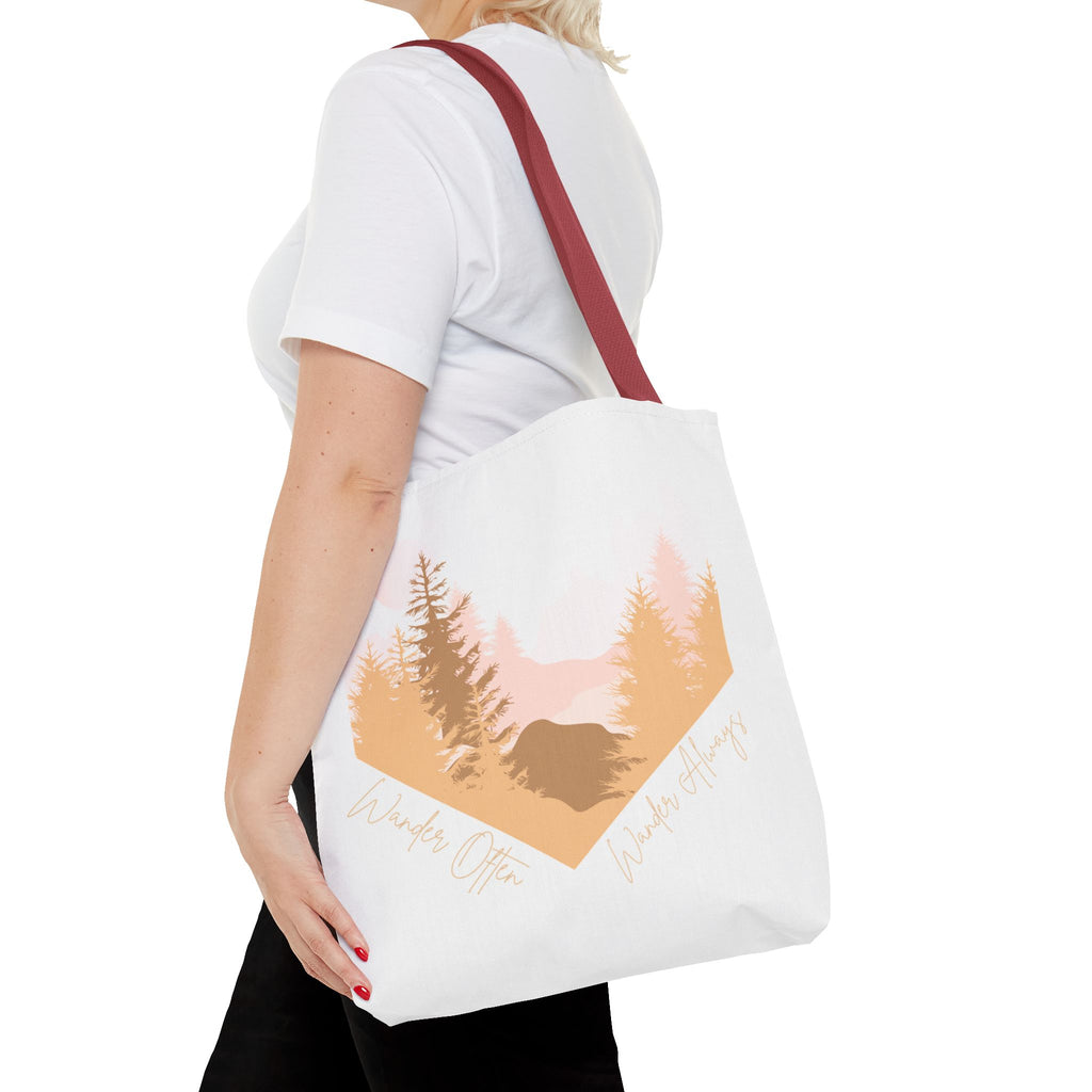 Wander Often Golden Hour Heart Tote Bag - Wild & Wander Collection (Free Shipping)