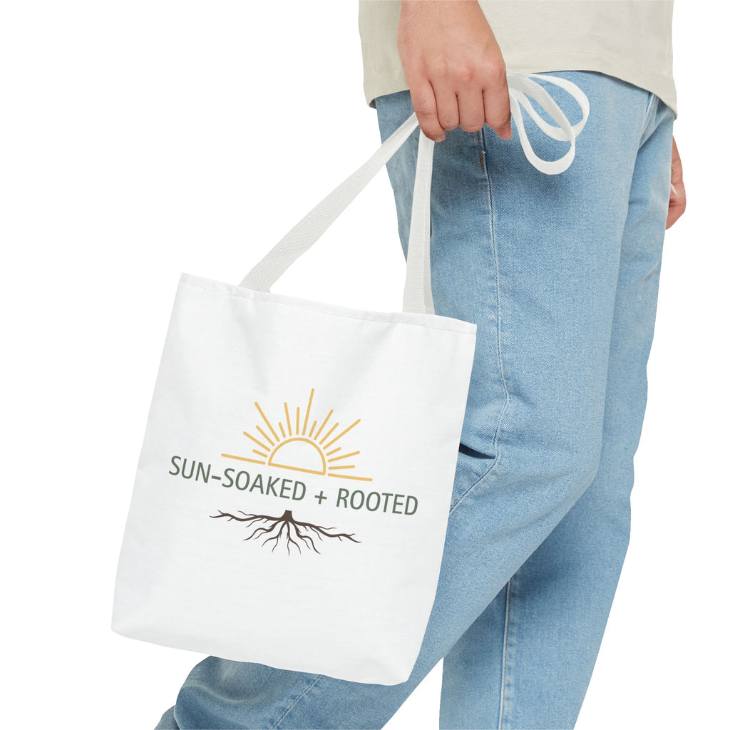 Wild & Wander Sun-Soaked + Rooted Tote Bag - Boho Carryall for Soft Adventure Days