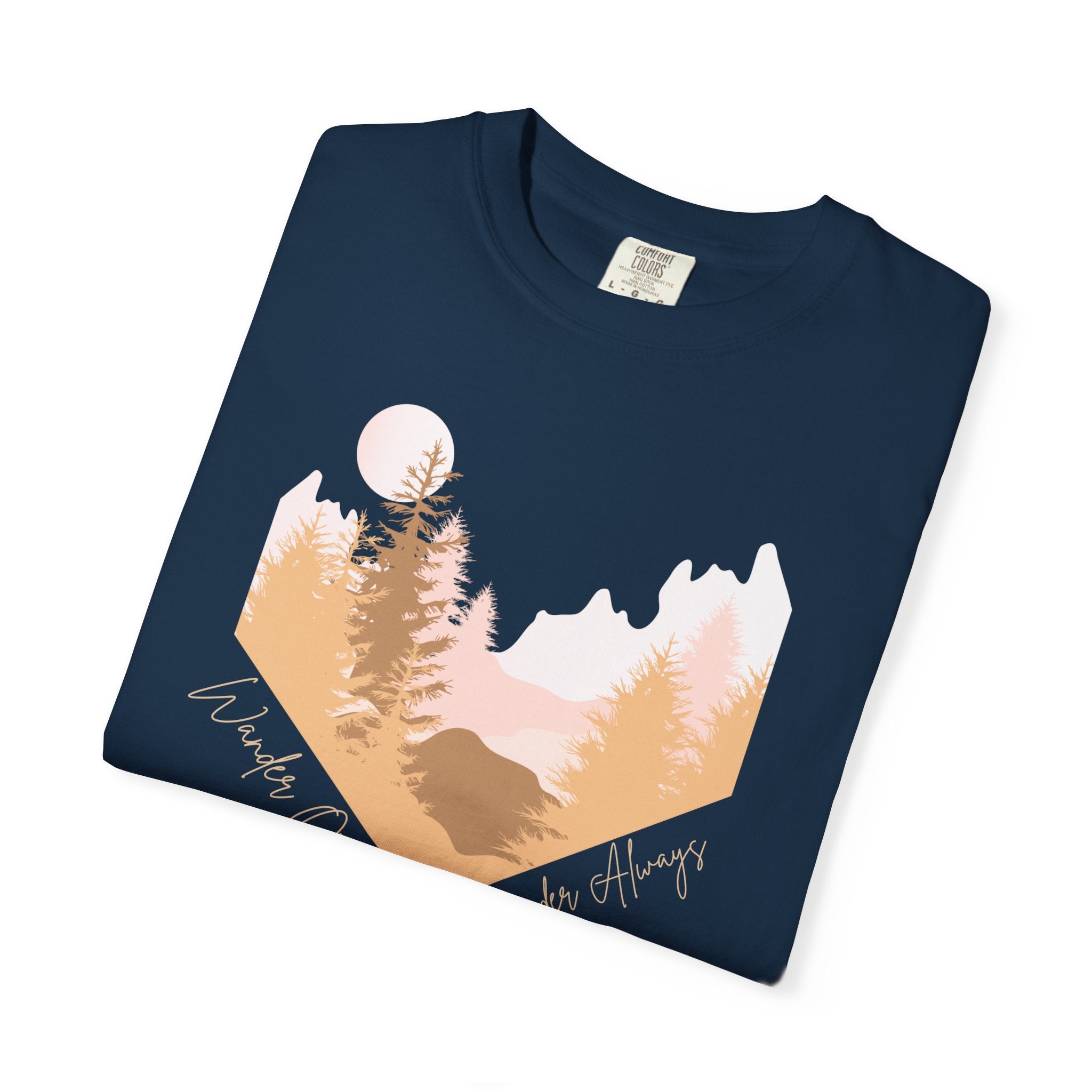 Wander Often Soft Sunrise T-Shirt | Wild & Wander Adventure Tee | Comfort Colors Garment-Dyed Shirt
