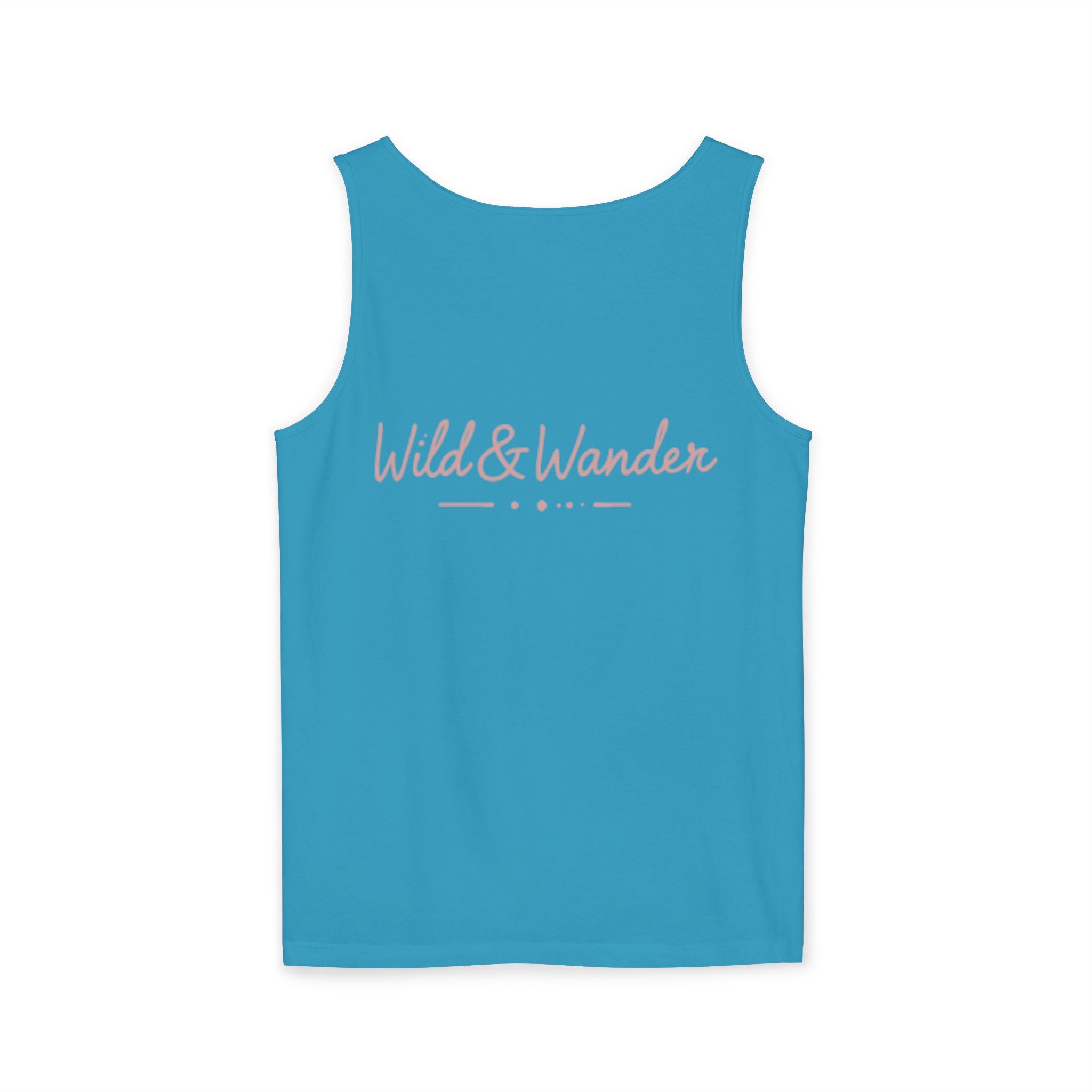 Wander Always Tank Top - Comfort Colors Garment-Dyed Muscle Tank | Wild & Wander Nature-Inspired Summer Shirt