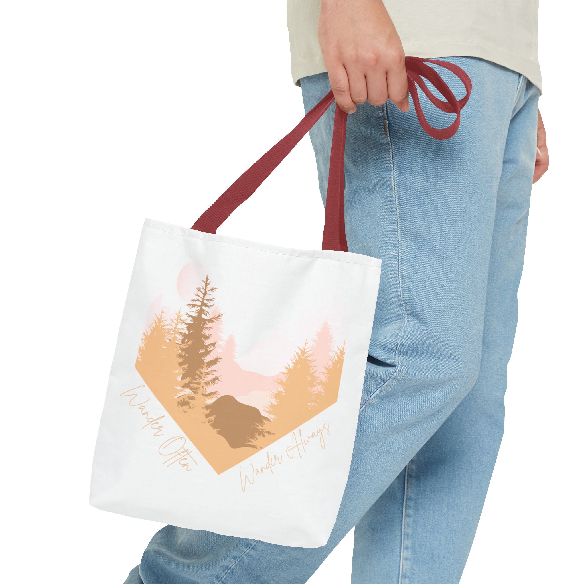 Wander Often Golden Hour Heart Tote Bag - Wild & Wander Collection (Free Shipping)