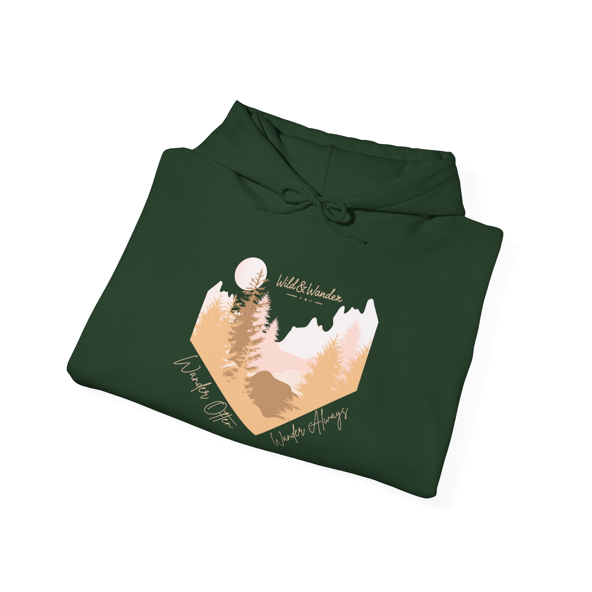 Wander Often Hoodie - Wild & Wander Adventure Hoodie - Nature-Inspired Cozy Sweatshirt